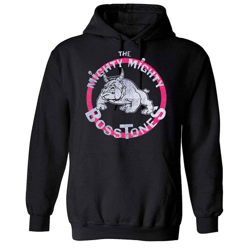 Mighty Mighty Bosstones Vintage Bulldog Pink Circle Pullover Hoodie Sweatshirt
