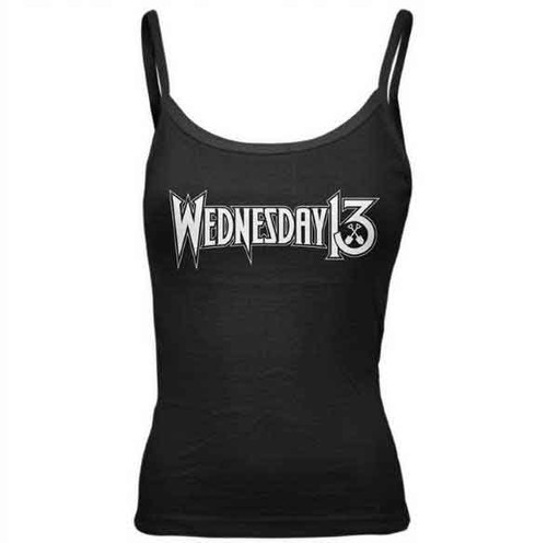 Wednesday 13 Logo Casket Spag Strap Women's Tank Top