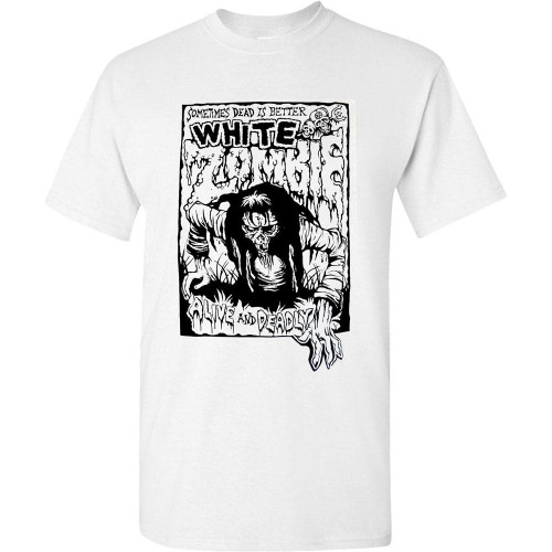 White Zombie Alive And Deadly Classic Adult T-Shirt