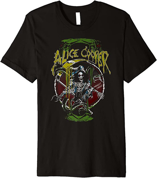 Alice Cooper Reaper Raise The Dead Variant Premium Slim Fit T-Shirt