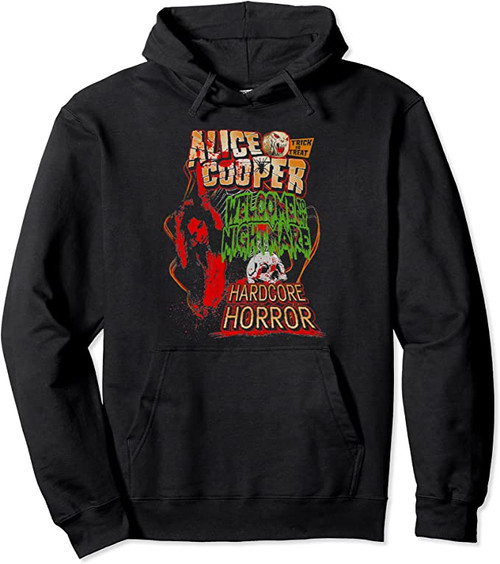 Alice Cooper Hardcore Halloween Pullover Hoodie Sweatshirt