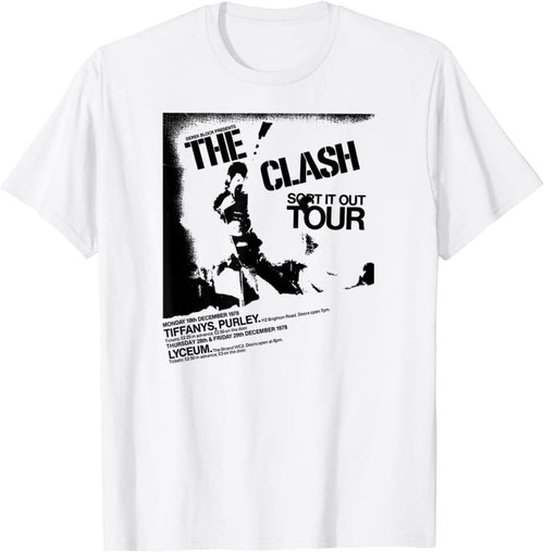 The Clash Sort It Out Tour White T-Shirt