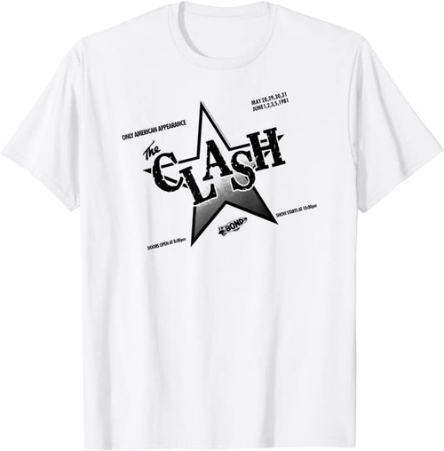 The Clash 81' Flyer T-Shirt White