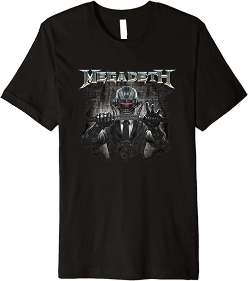 Megadeth Rust In Peace Sword Premium Slim Fit T-Shirt