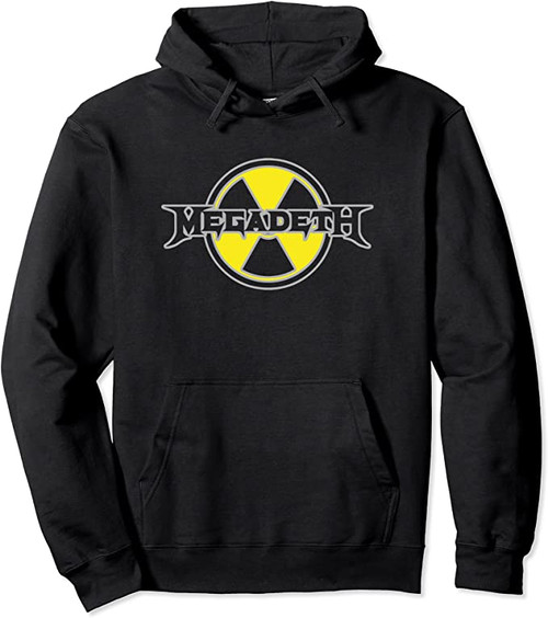 Megadeth Nuclear Symbol Logo Pullover Hoodie Sweatshirt