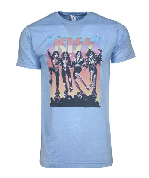 Kiss Vintage Inspired Destroyer Jersey Classic Adult Fitted T-Shirt
