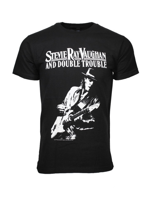 Stevie Ray Vaughan Live Alive Classic Adult Fitted T-Shirt