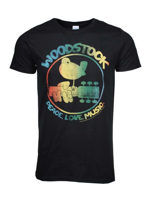 Woodstock Colorful Logo Classic Adult Fitted T-Shirt