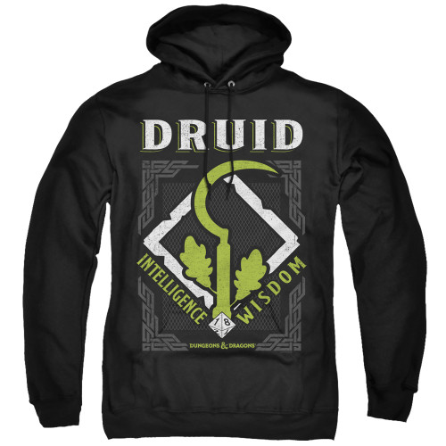 Dungeons and Dragons Druid Adult Pullover Hoodie Sweatshirt Black