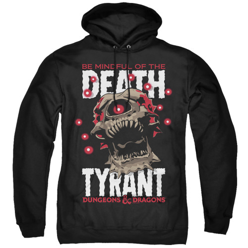 Dungeons and Dragons Death Tyrant Adult Pullover Hoodie Sweatshirt Black