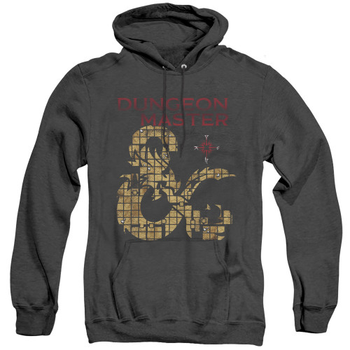 Dungeons and Dragons Dungeon Master Adult Heather T-Shirt Hoodie Sweatshirt Black