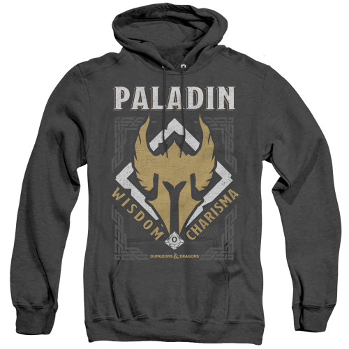 Dungeons and Dragons Paladin Adult Heather T-Shirt Hoodie Sweatshirt Black