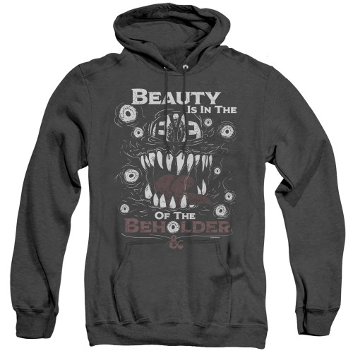 Dungeons and Dragons Eye Of The Beholder Adult Heather T-Shirt Hoodie Sweatshirt Black