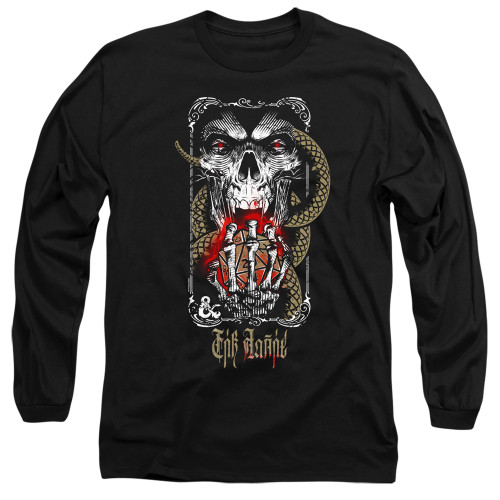Dungeons and Dragons Lich For Chaos Long Sleeve Adult 18/1 T-Shirt Black