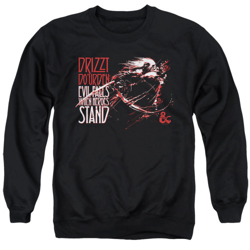 Dungeons and Dragons Evil Falls Adult Crewneck Sweatshirt Black