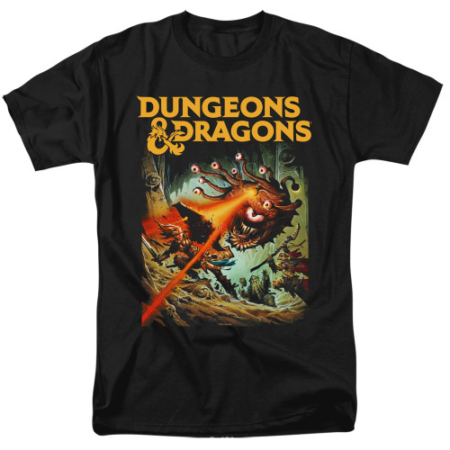 Dungeons and Dragons Beholder Strike Adult 18/1 T-Shirt Black