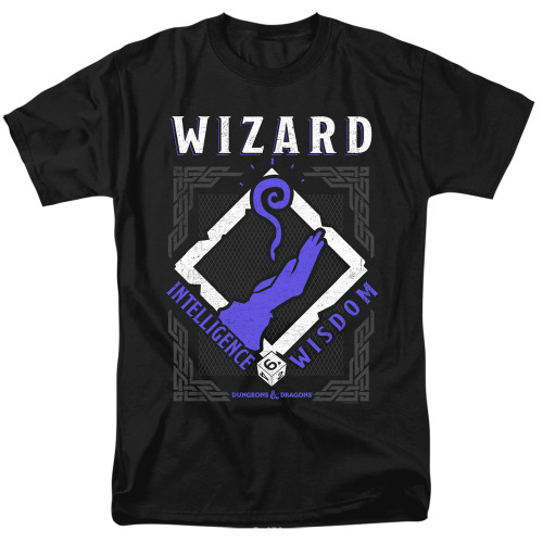 Dungeons and Dragons Wizard Adult 18/1 T-Shirt Black