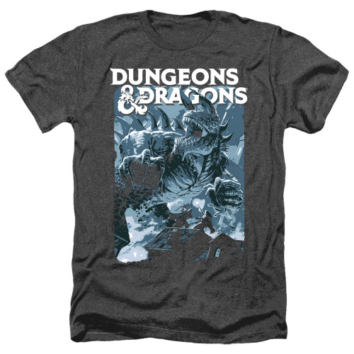 Dungeons and Dragons Tarrasque Adult Heather T-Shirt Black
