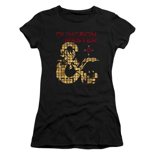 Dungeons and Dragons Dungeon Master Junior Women's Sheer T-Shirt Black