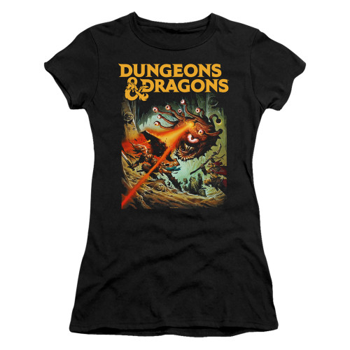 Dungeons and Dragons Beholder Strike Junior Women's Sheer T-Shirt Black