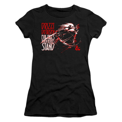 Dungeons and Dragons Evil Falls Junior Women's Sheer T-Shirt Black