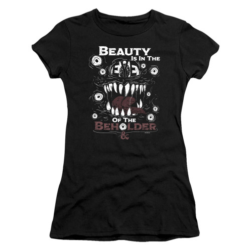Dungeons and Dragons Eye Of The Beholder Junior Women's Sheer T-Shirt Black