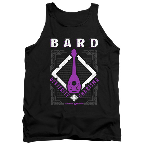 Dungeons and Dragons Bard Adult Tank Top Black