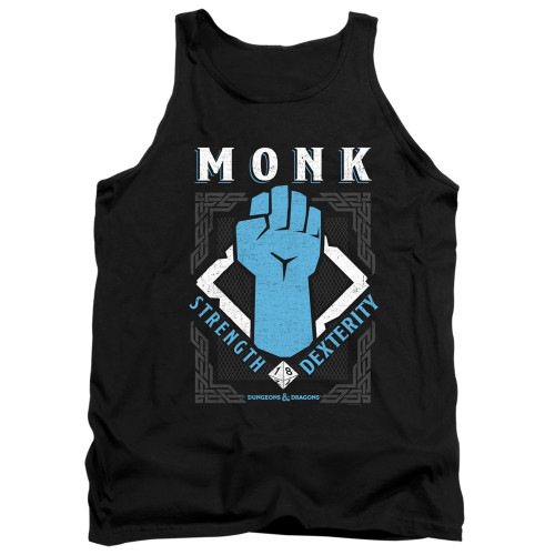 Dungeons and Dragons Monk Adult Tank Top Black