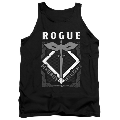Dungeons and Dragons Rogue Adult Tank Top Black