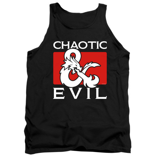 Dungeons and Dragons Chaotic Evil Adult Tank Top Black
