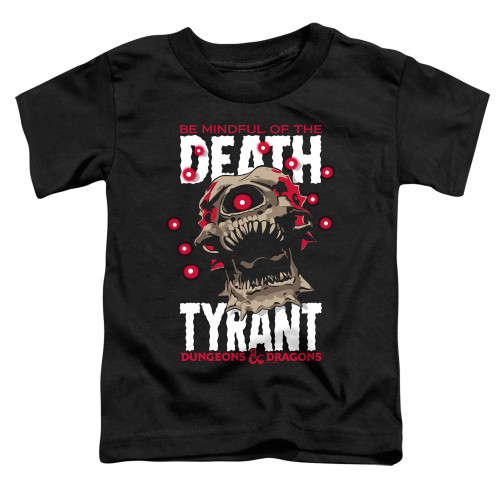 Dungeons and Dragons Death Tyrant Toddler T-Shirt Black