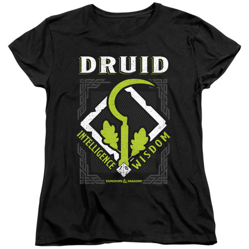 Dungeons and Dragons Druid Women's T-Shirt Black