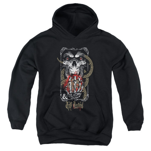 Dungeons and Dragons Lich For Chaos Youth Pullover Hoodie Sweatshirt Black