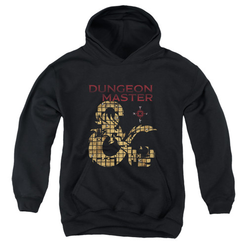 Dungeons and Dragons Dungeon Master Youth Pullover Hoodie Sweatshirt Black