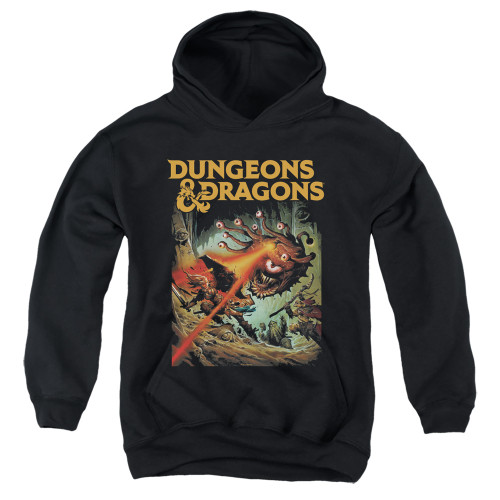 Dungeons and Dragons Beholder Strike Youth Pullover Hoodie Sweatshirt Black