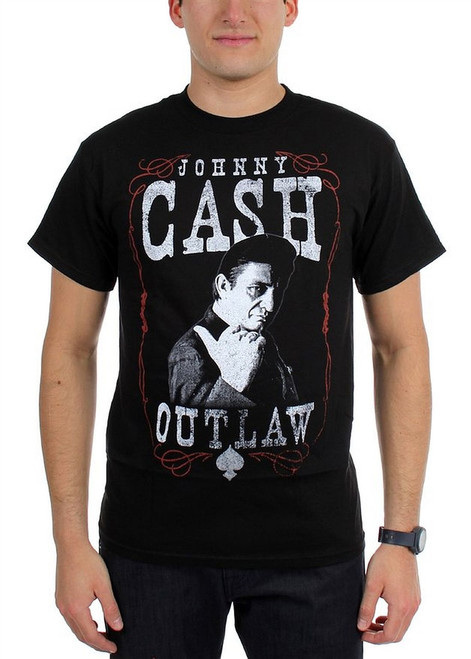 Johnny Cash Outlaw Men's T-Shirt