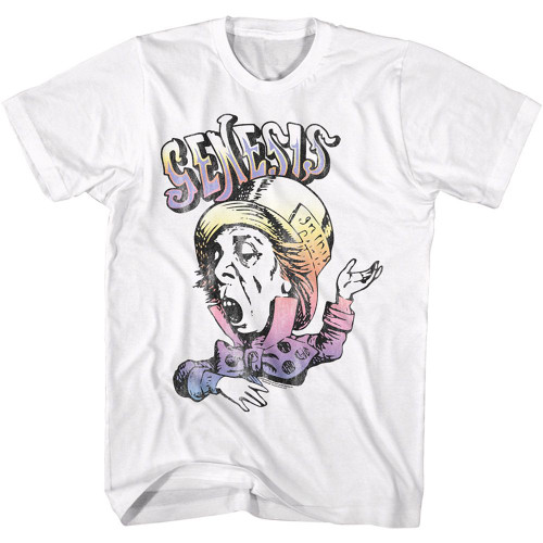 Genesis Genesis Rainbow Hatter White Adult T-Shirt
