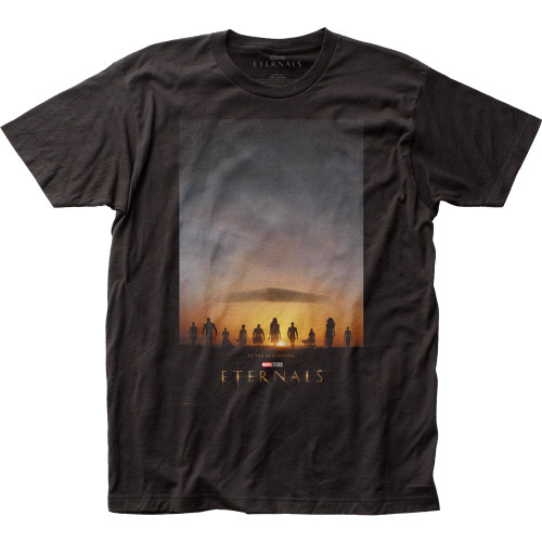 The Eternals Movie Theatrical Poster Fitted Jersey T-Shirt
