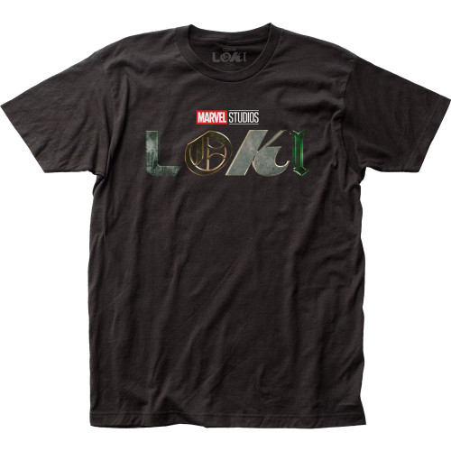 Loki Logo Fitted Jersey T-Shirt