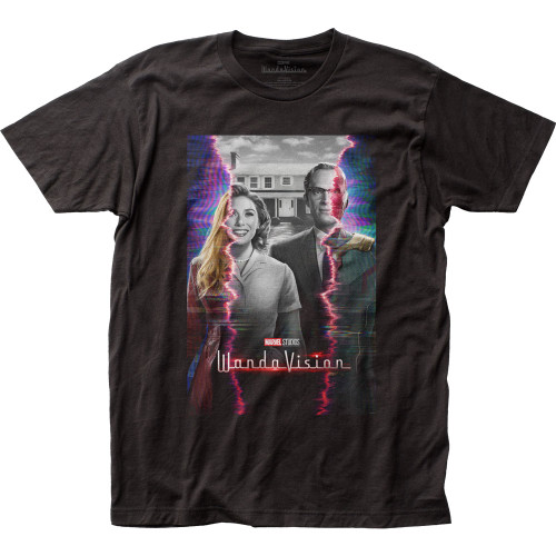 WandaVision Time Glitch Poster Fitted Jersey T-Shirt