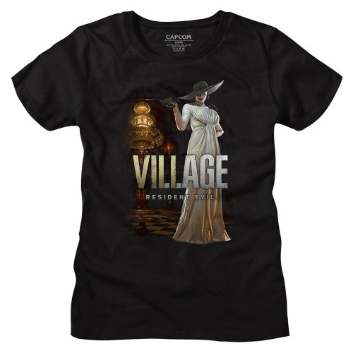 Resident Evil Dimitrescu At Home Black Women's T-Shirt