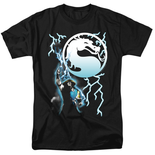 Mortal Kombat Klassic Raiden Adult 18/1 T-Shirt Black