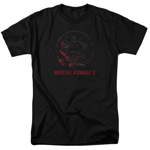 Mortal Kombat X Bloody Seal Adult 18/1 T-Shirt Black