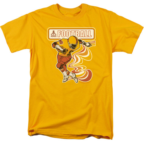 Atari Football Player Adult 18/1 T-Shirt Gold