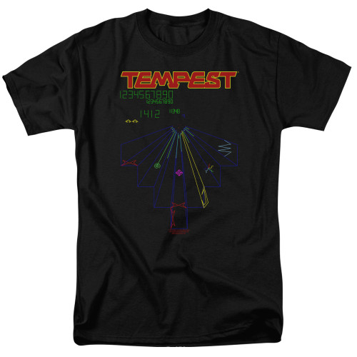 Atari Tempest Screen Adult 18/1 T-Shirt Black