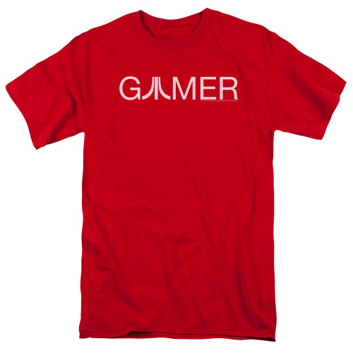Atari Gamer Adult 18/1 T-Shirt Red