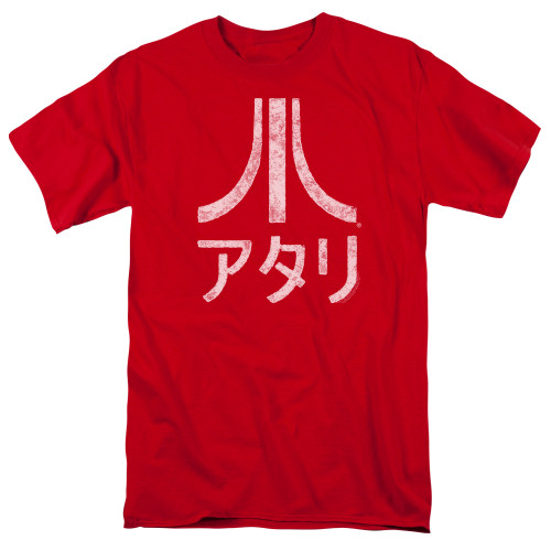 Atari Rough Kanji Adult 18/1 T-Shirt Red