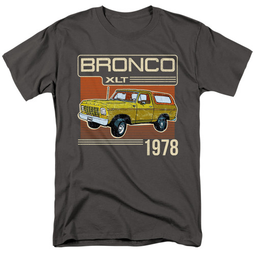 Ford Bronco Bronco 1978 Adult 18/1 T-Shirt Charcoal