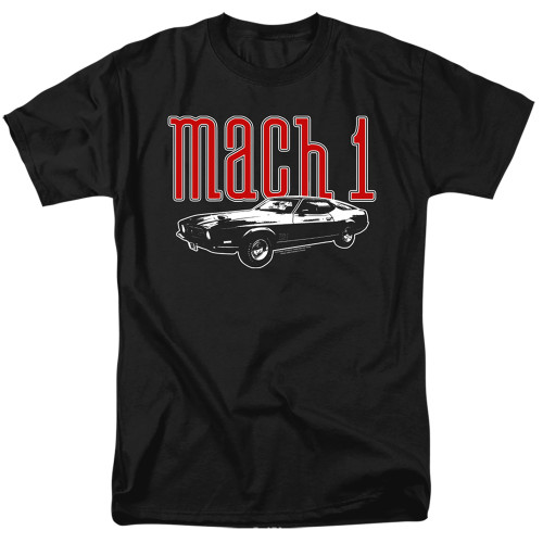Ford Mustang Mach 1 Adult 18/1 T-Shirt Black