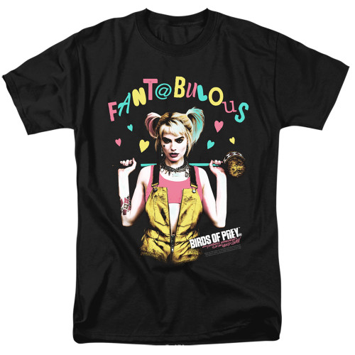 Birds of Prey Fantabulous Adult 18/1 T-Shirt Black